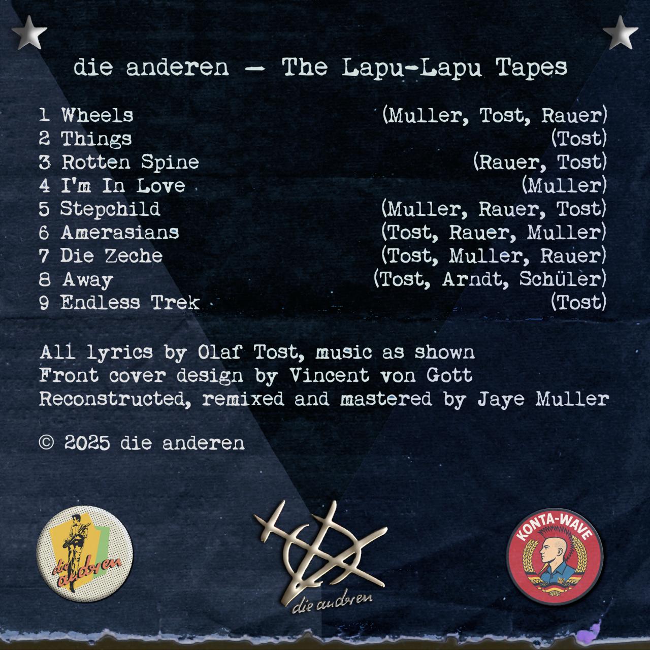 The Lapu-Lapu Tapes Back Cover