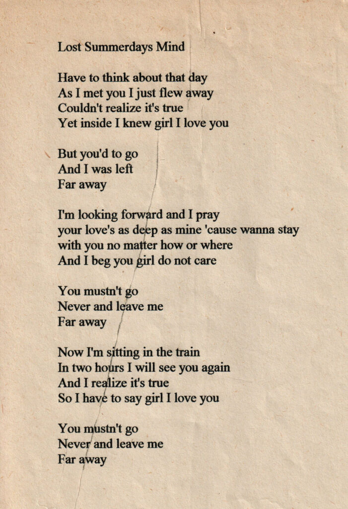 Lost Summerdays Mind